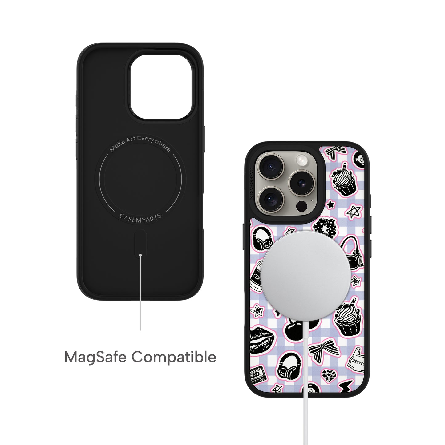 CasemyArts | Lavendel Lush Sticker | Magsafe iPhone Case