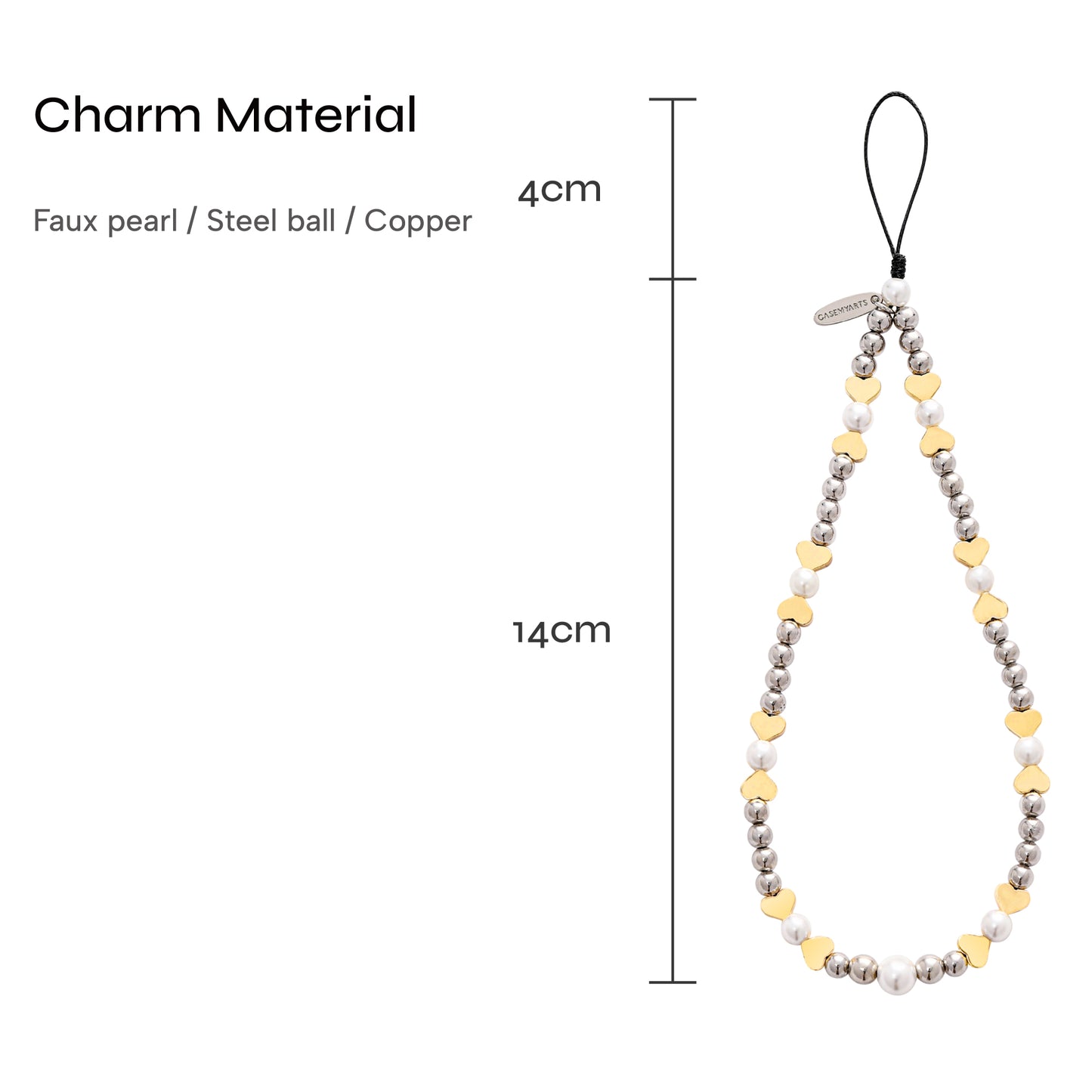 CASEMYARTS | Golden Affection | iPhone Charm