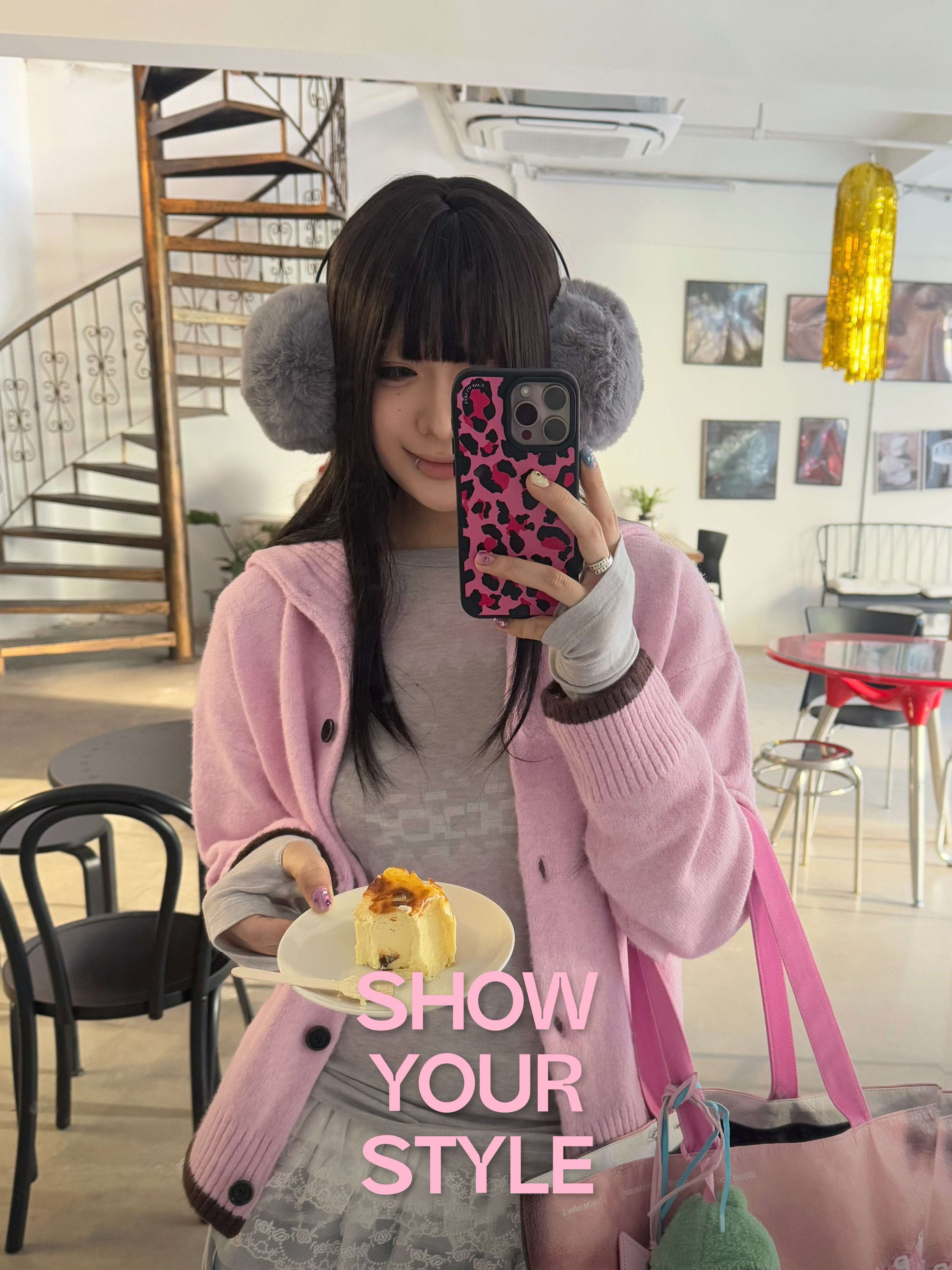 CASEMYARTS Purrfectly Pink Leopard MagSafe iPhone Case
