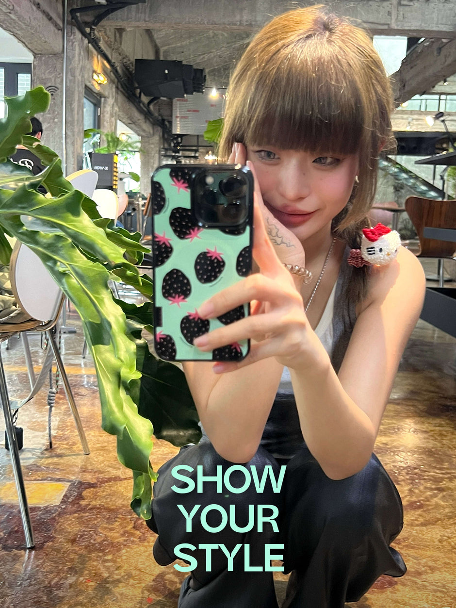 CASEMYARTS Strawberri-licious MagSafe iPhone Case