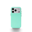 CASEMYARTS Hawaiian Ocean Green Leather MagSafe iPhone Case