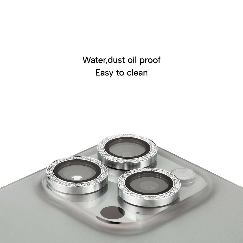 CASEMYARTS | Luminous Luxe | Glitter iPhone lens protector