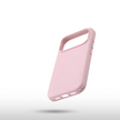 CASEMYARTS Paris Mist Pink MagSafe Leather iPhone Case