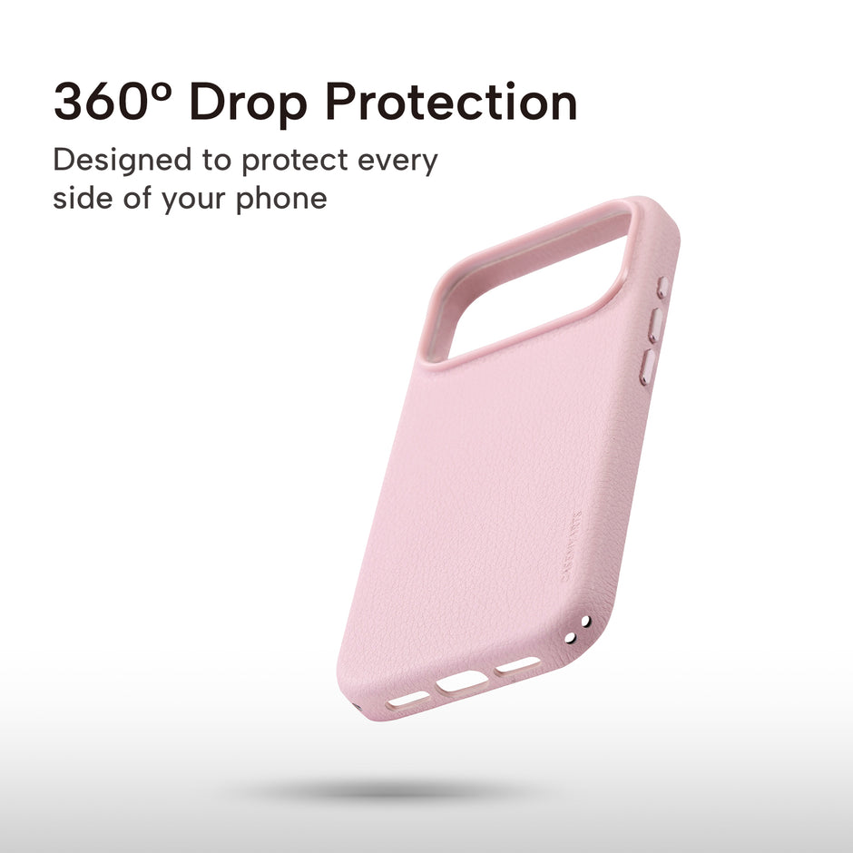 CASEMYARTS Rio Barbie Pink MagSafe Leather iPhone Case