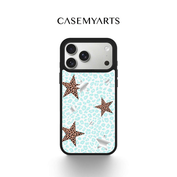 CASEMYARTS Leopard Star MagSafe iPhone Case