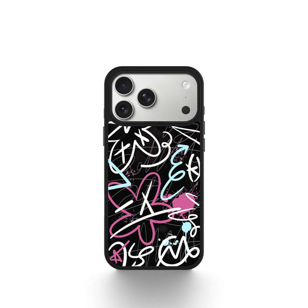 CASEMYARTS Scribble Lines MagSafe iPhone Case