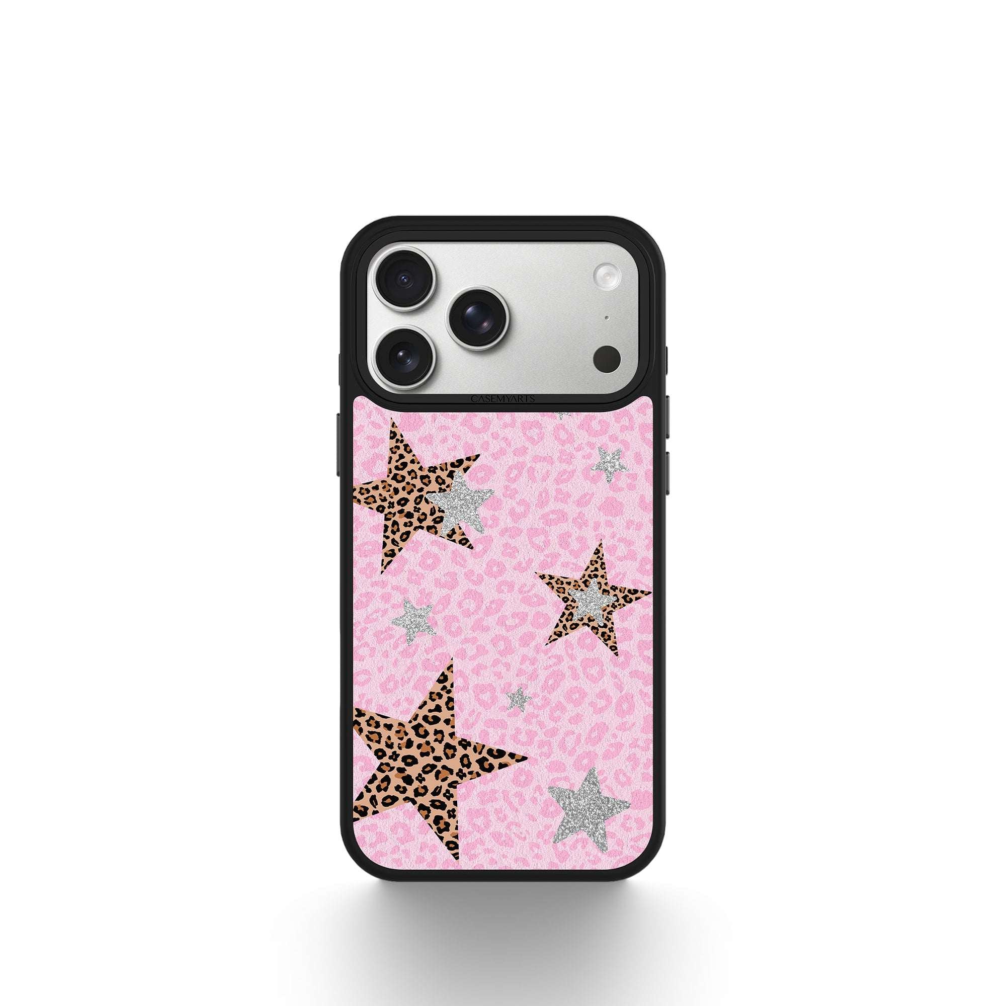 CASEMYARTS Leopard Star MagSafe iPhone Case
