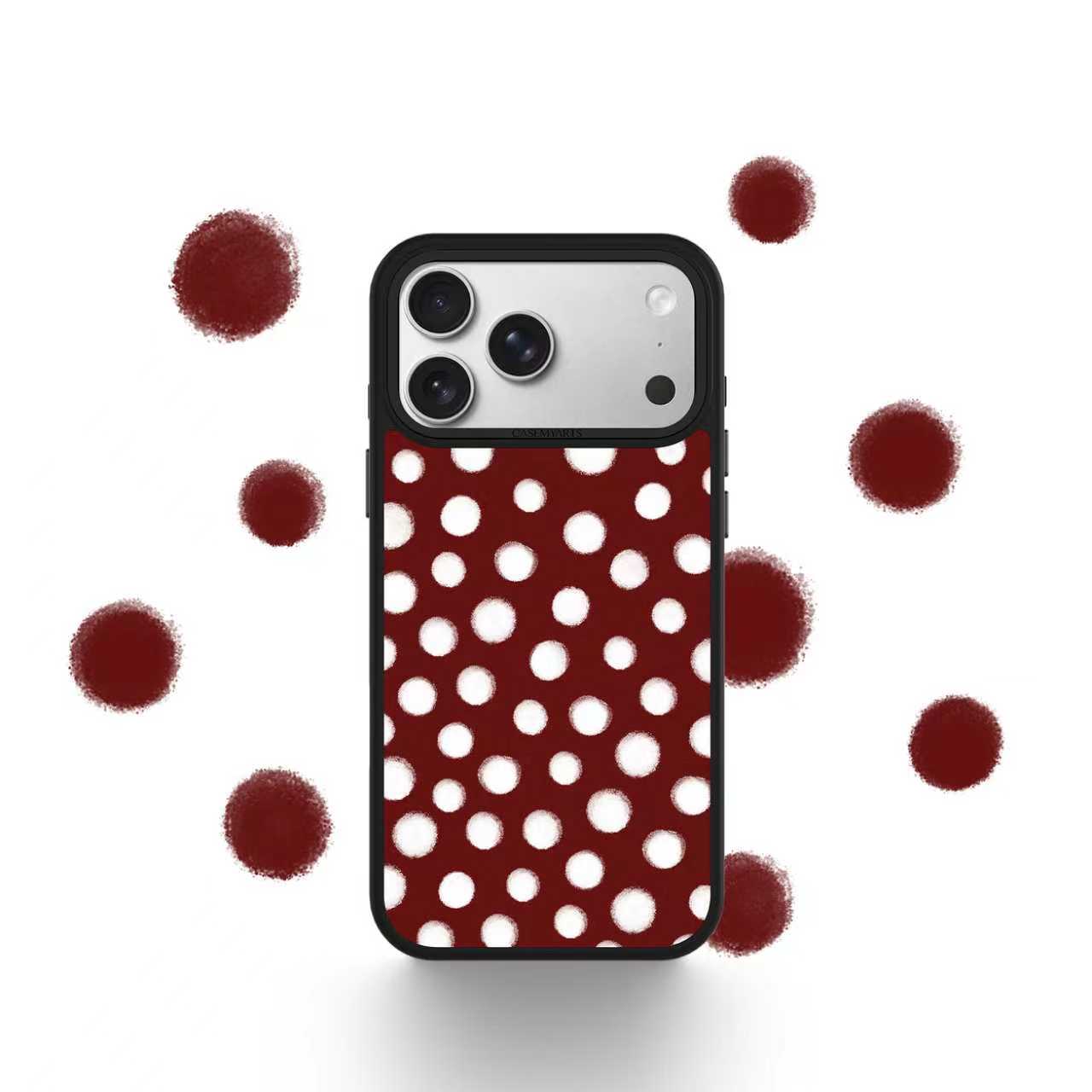 CASEMYARTS Grafitti Polka Dots MagSafe iPhone Case