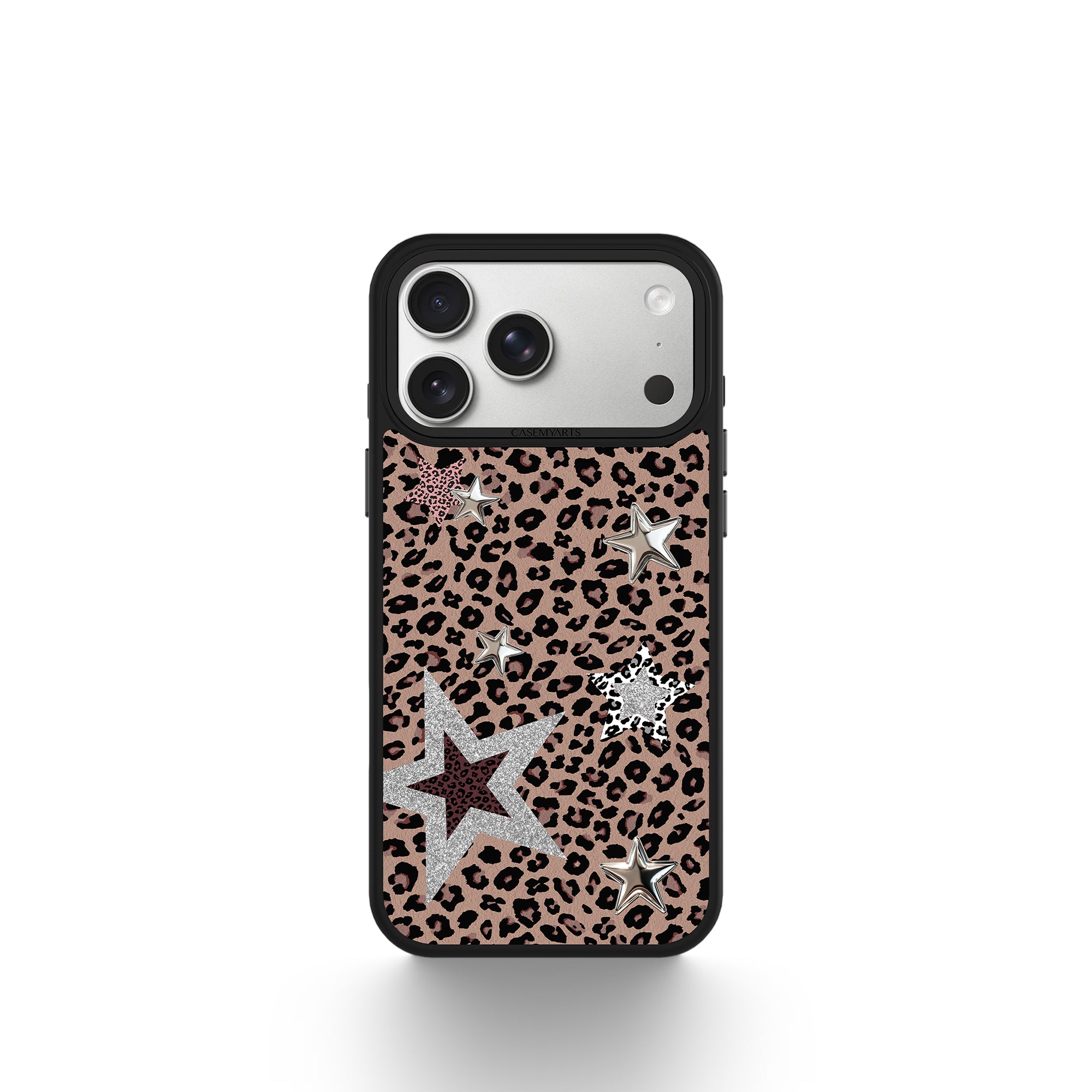 CASEMYARTS Leopard Star MagSafe iPhone Case