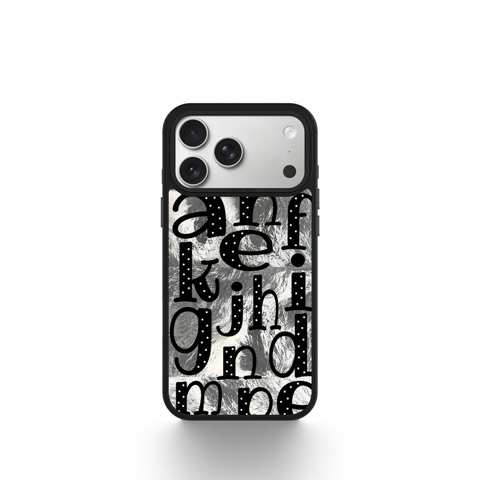CASEMYARTS Dot Letter Series MagSafe iPhone Case