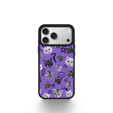 CASEMYARTS Polka Cat MagSafe iPhone Case