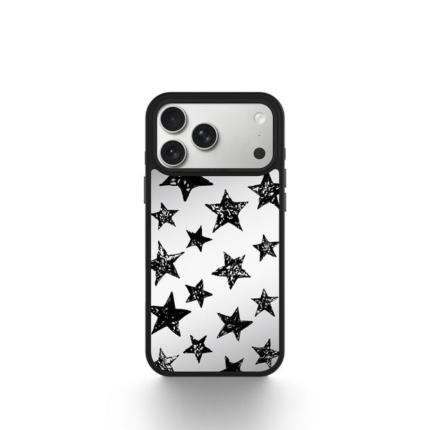 CASEMYARTS Silver Noir Collection MagSafe iPhone Case