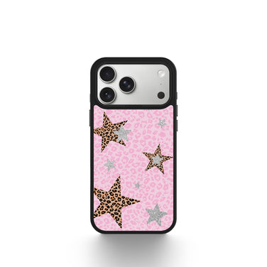 CASEMYARTS Leopard Star MagSafe iPhone Case