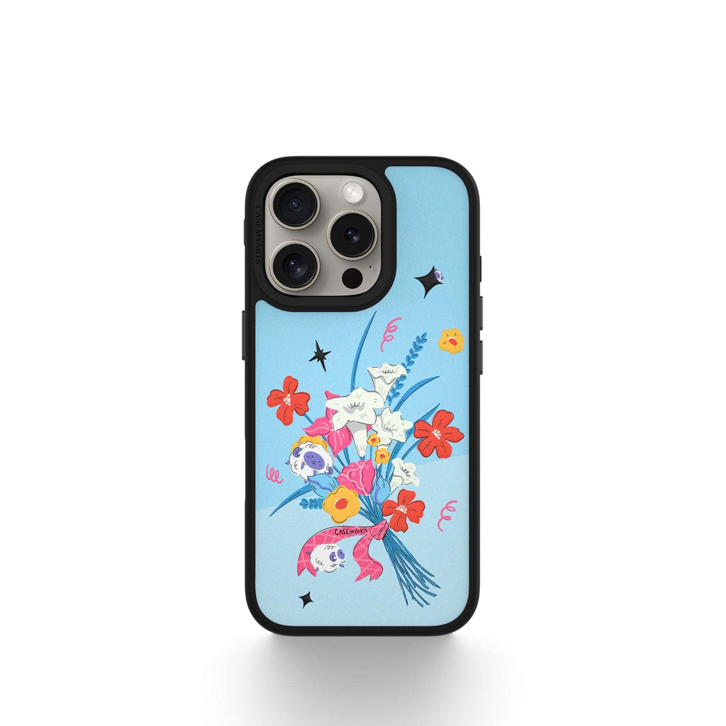 CASEMYARTS Meh Meh Bouquet MagSafe iPhone Case