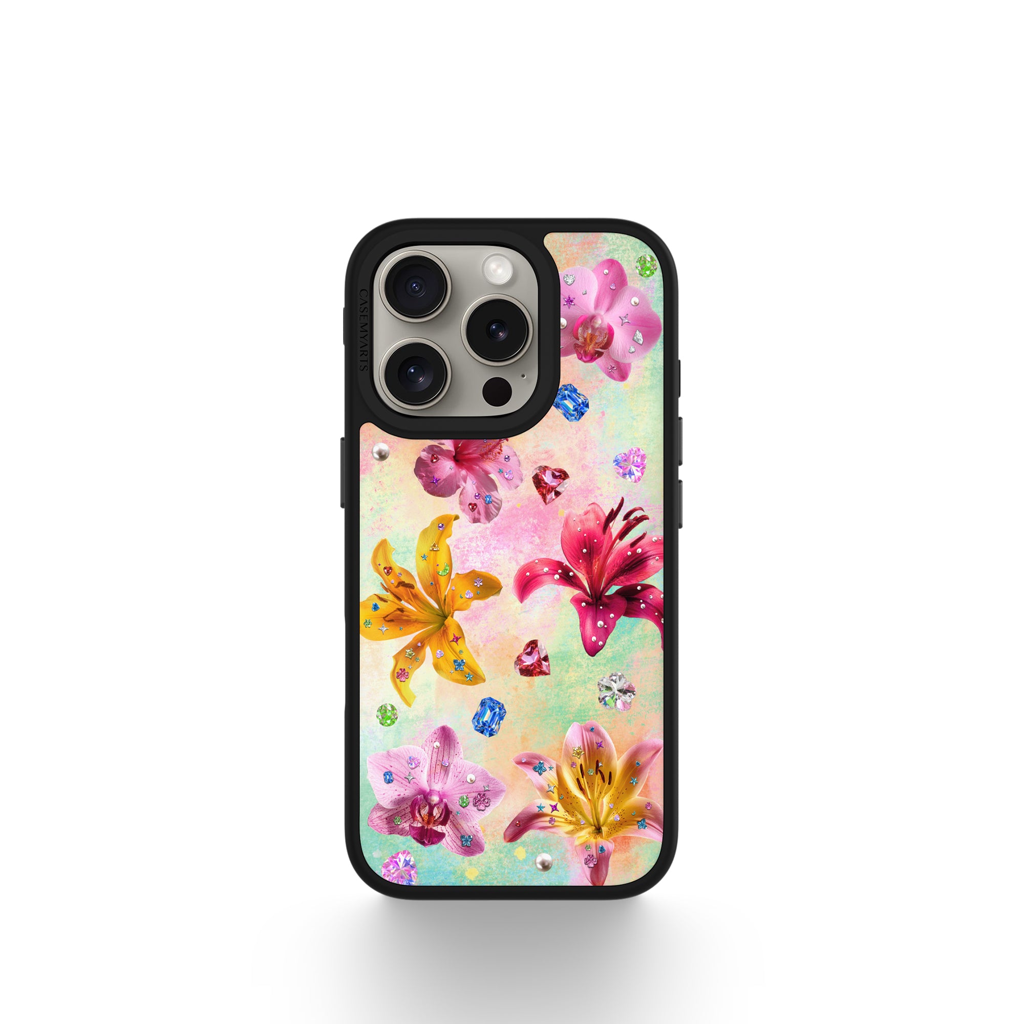 CASEMYARTS Gem flower MagSafe iPhone Case