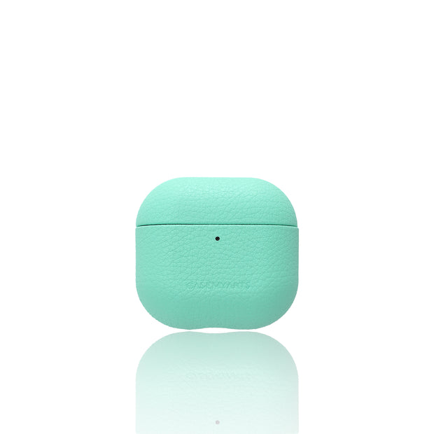 CASEMYARTS Hawaiian Ocean Green Leather AirPods Case