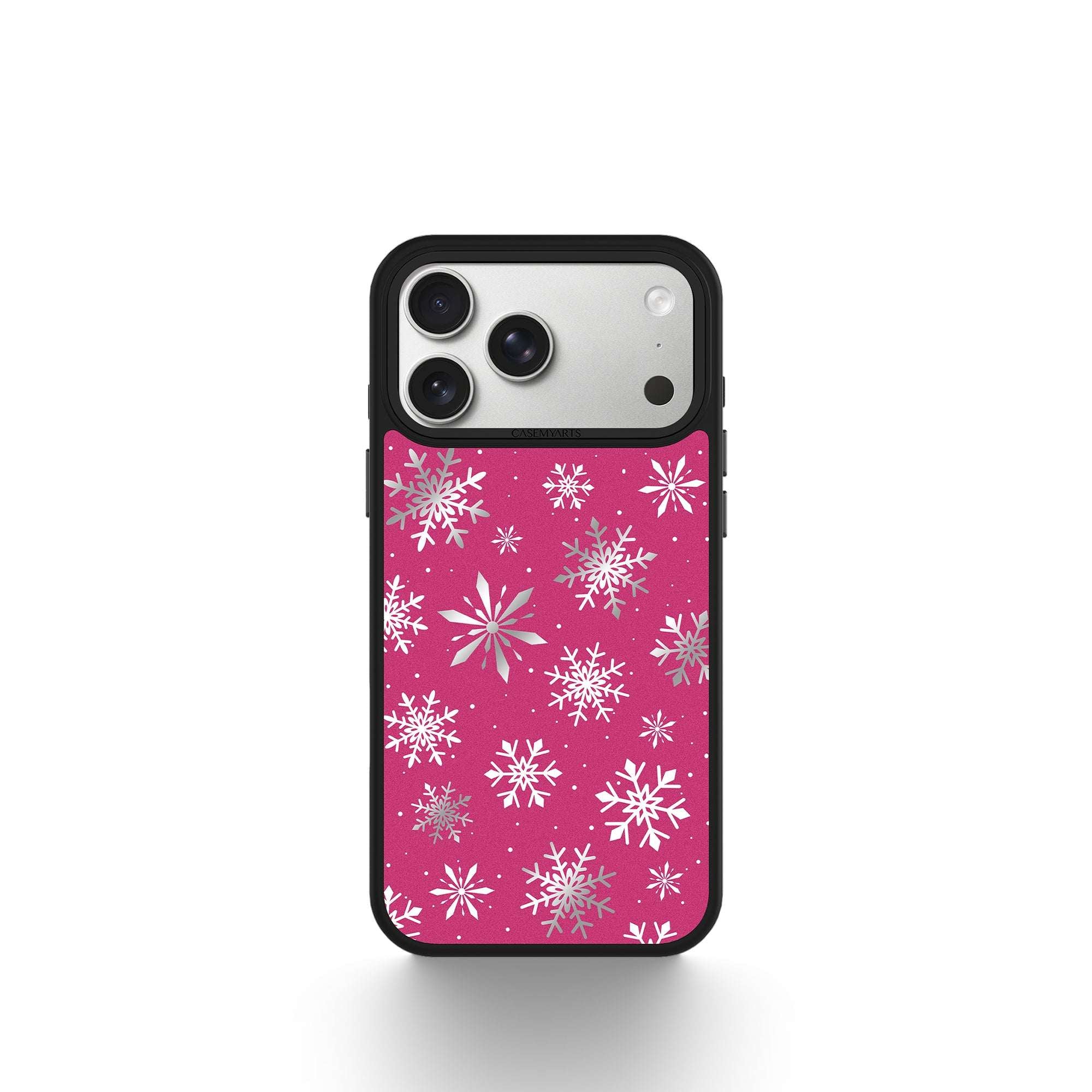 CASEMYARTS Crystal Snowflake MagSafe iPhone Case