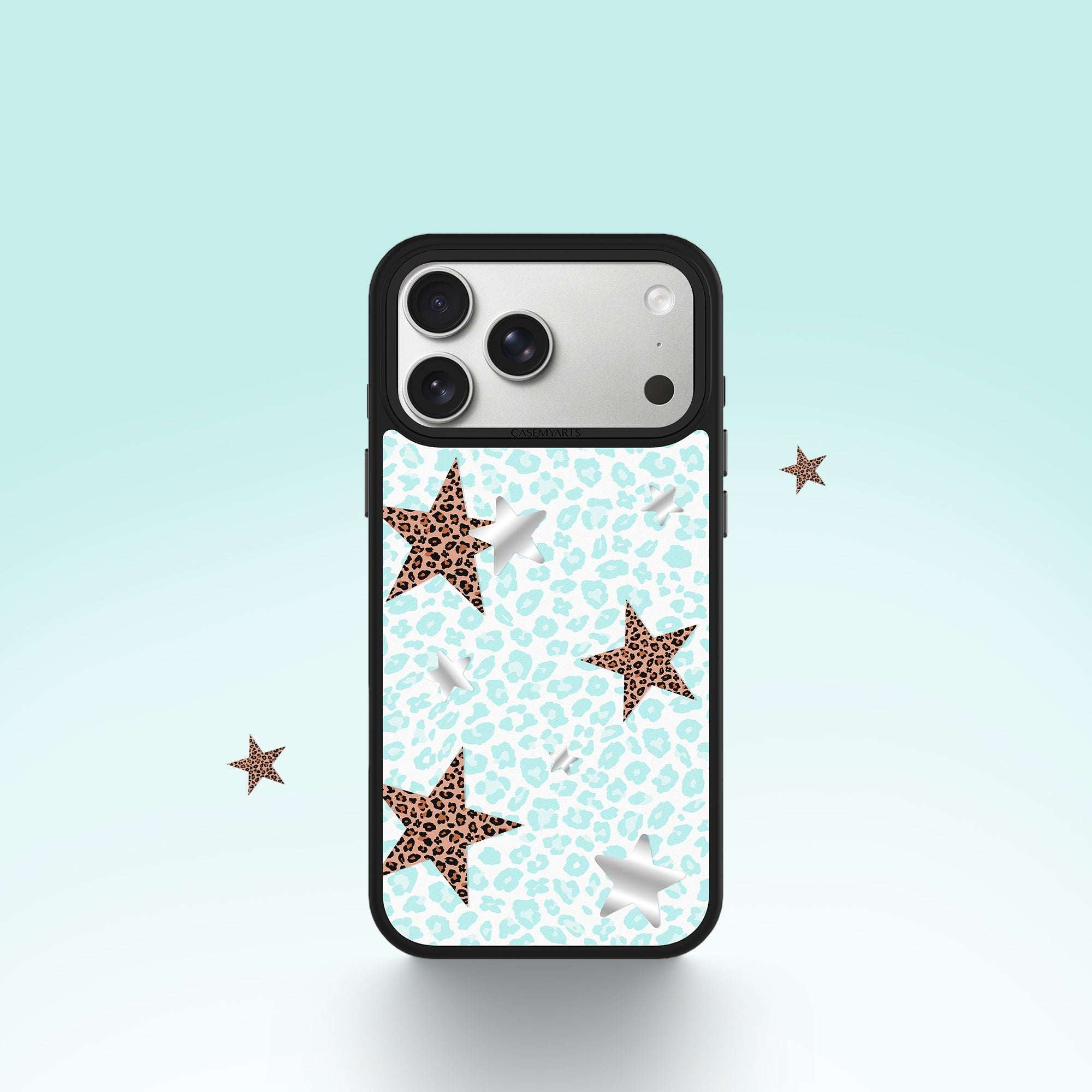 CASEMYARTS Leopard Star MagSafe iPhone Case