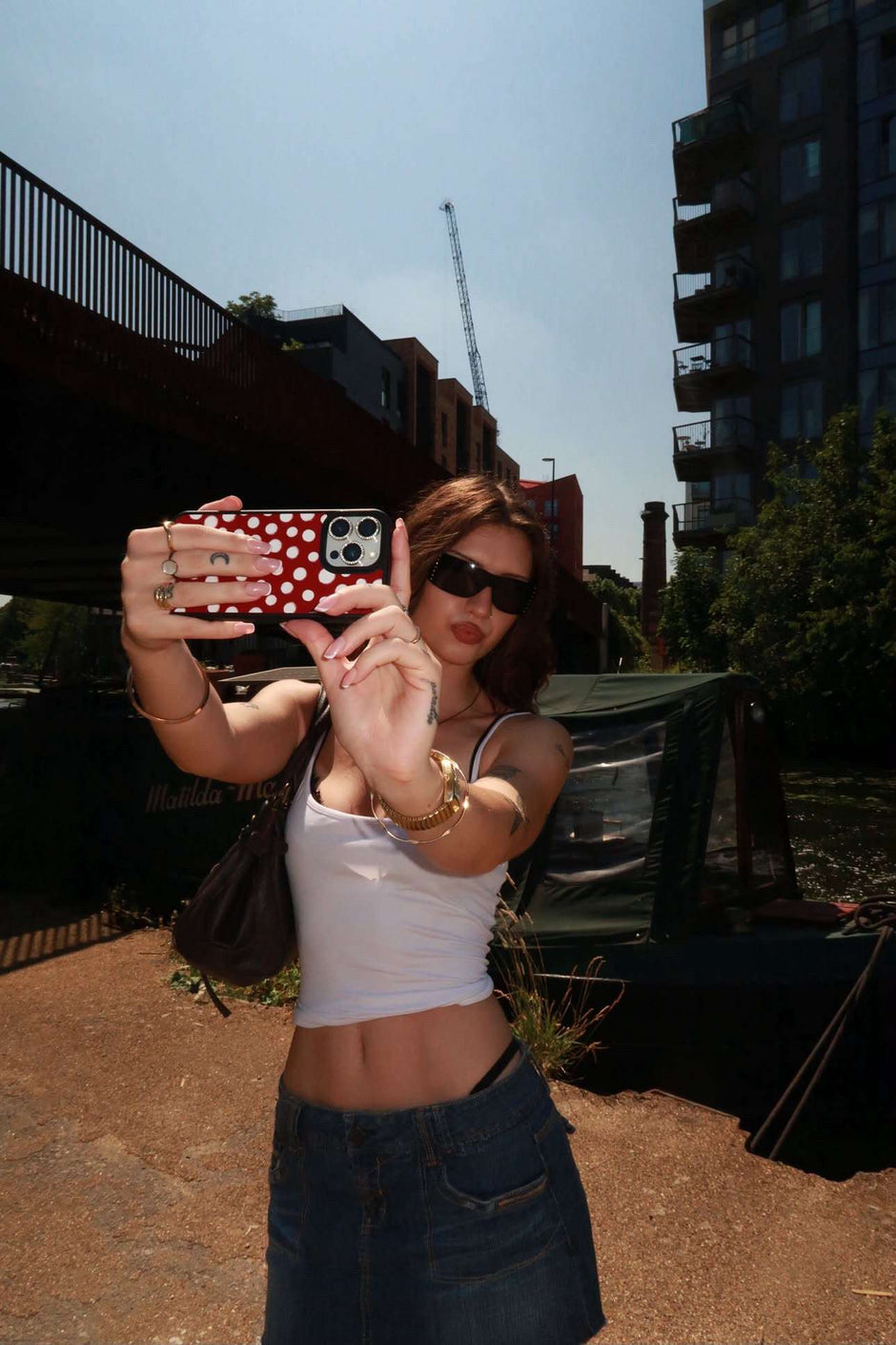 CASEMYARTS Grafitti Polka Dots MagSafe iPhone Case
