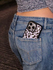 CASEMYARTS Lavender Leopard MagSafe iPhone Case