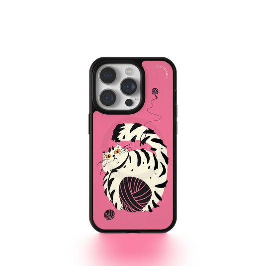 CASEMYARTS  Lazy Cat MagSafe iPhone Case