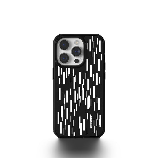 CASEMYARTS Black Meteor Shower MagSafe iPhone Case