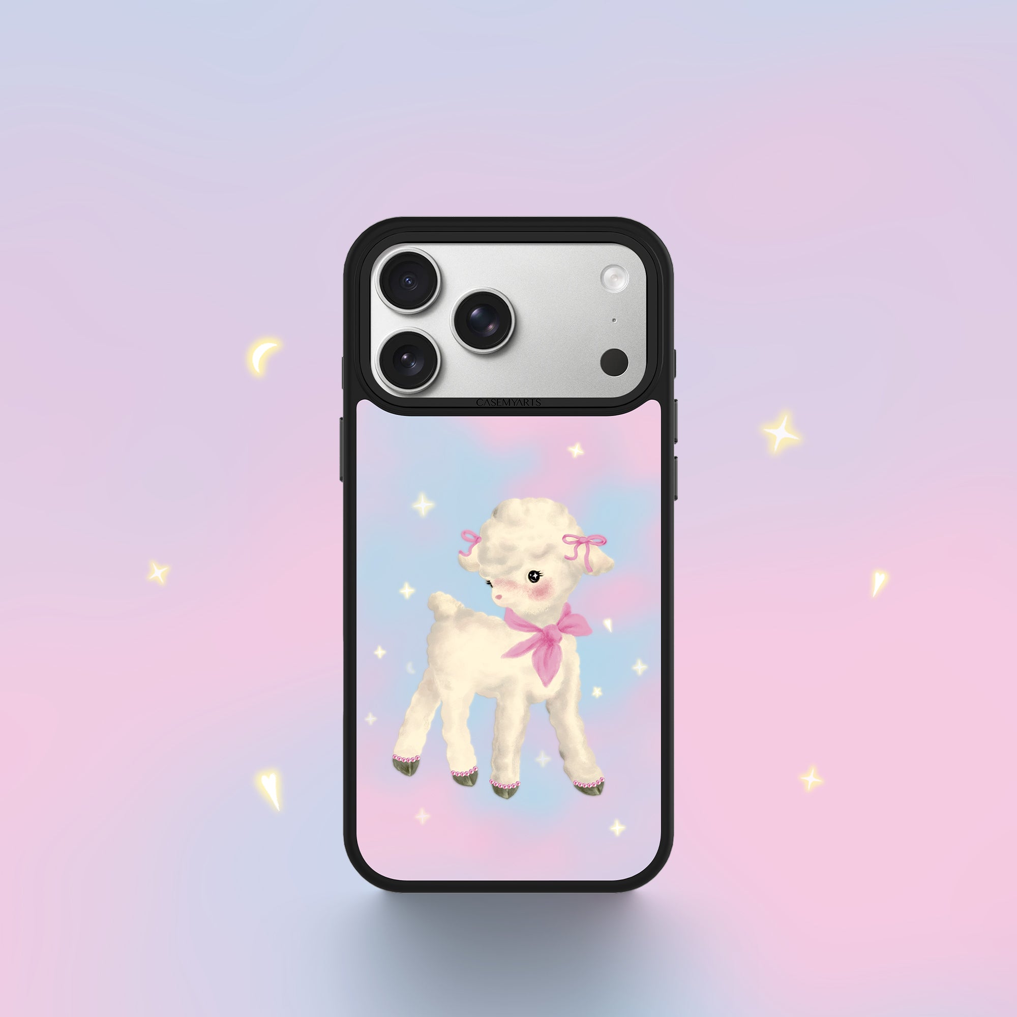 CASEMYARTS Dreamy Sheep MagSafe iPhone Case