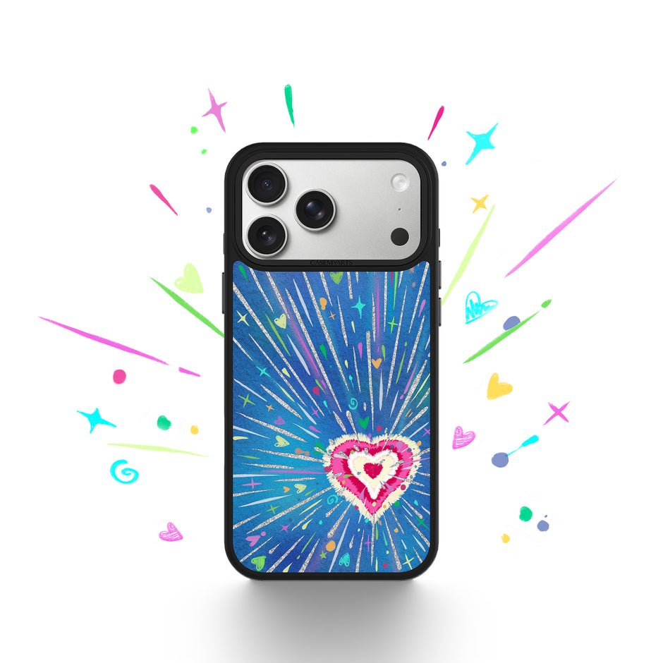 CASEMYARTS Love Burst MagSafe iPhone Case