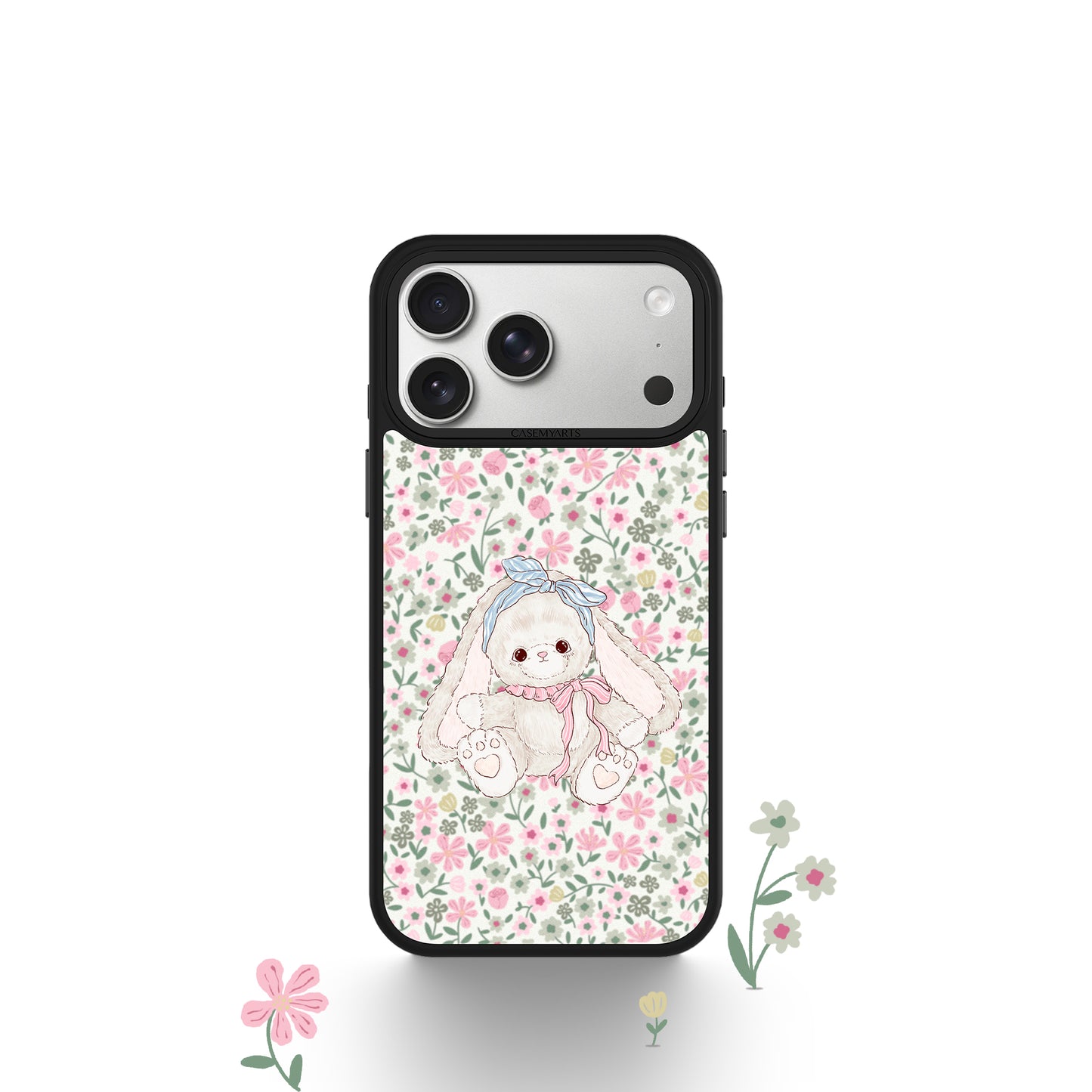 CASEMYARTS | Floral Bunny | MagSafe iPhone Case