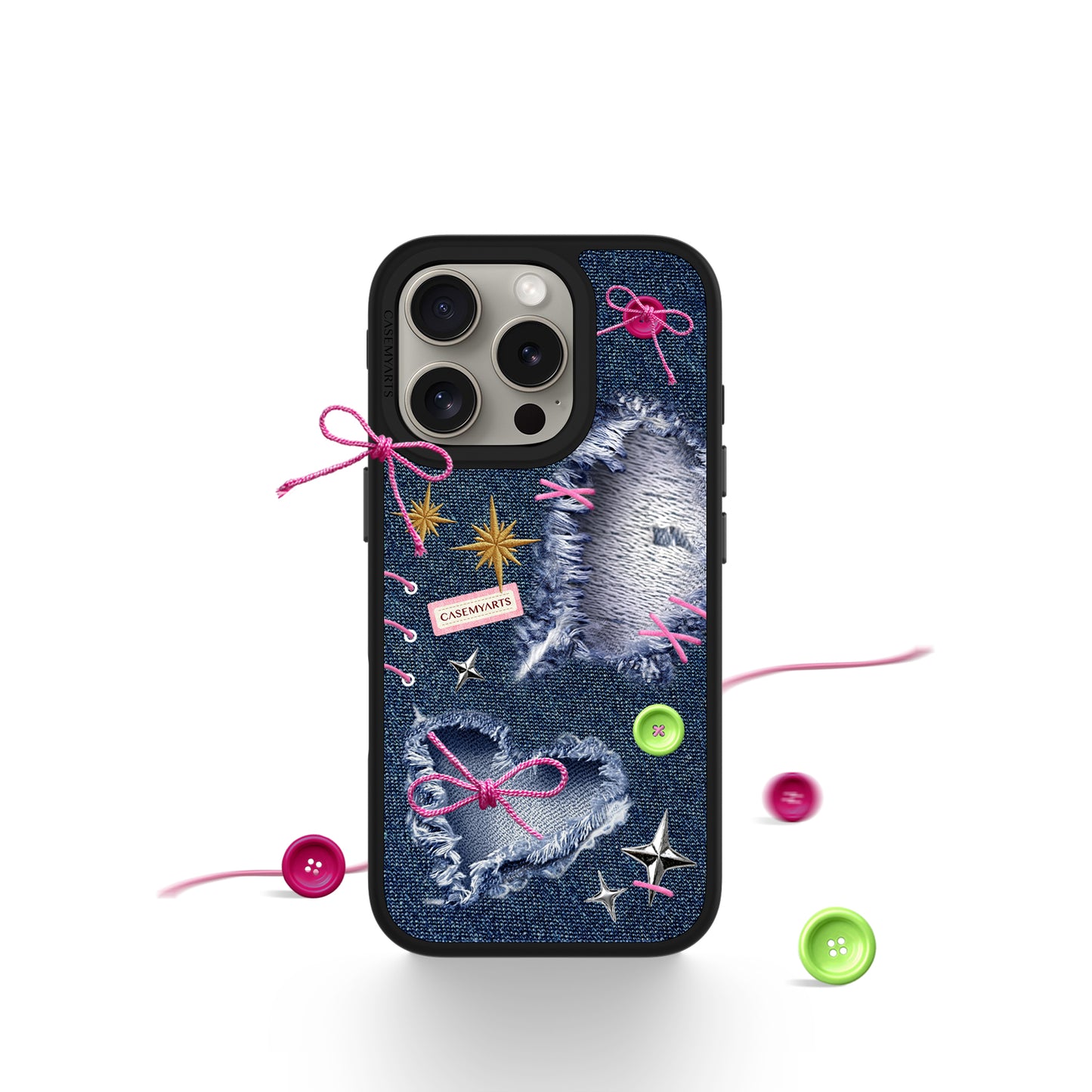 CASEMYARTS | Princess Denim | MagSafe iPhone Case