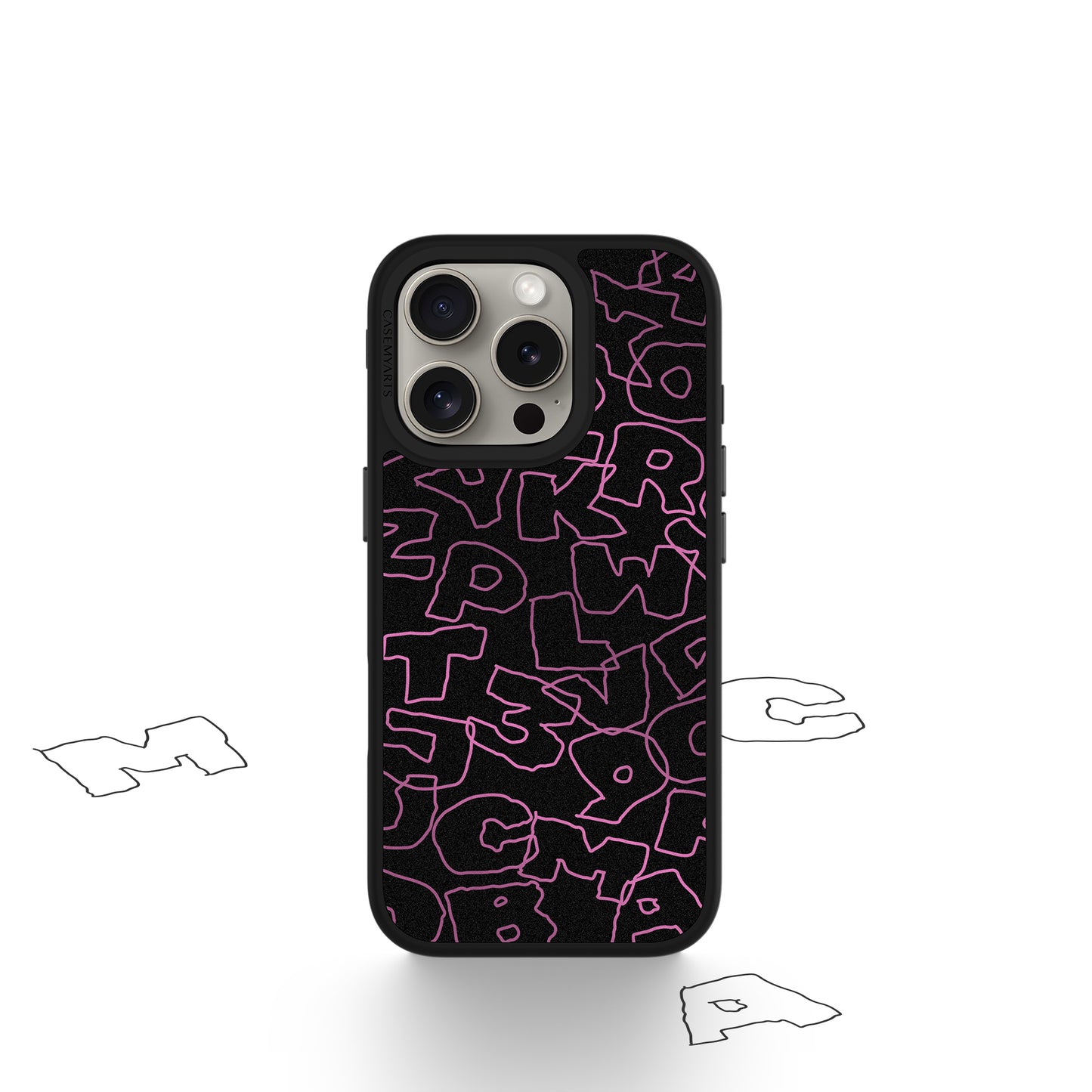 CASEMYARTS | Pink Code | MagSafe iPhone Case