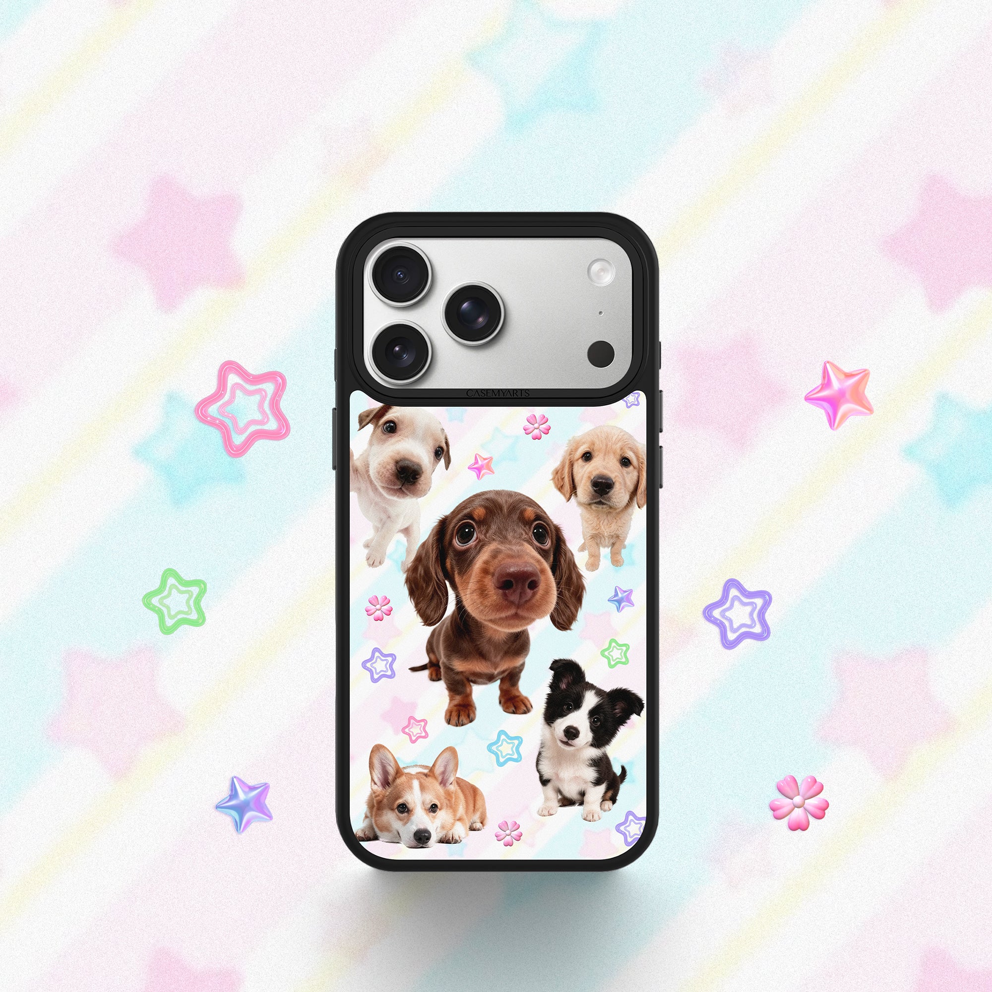 CASEMYARTS Cute Puppy Magsafe iPhone Case