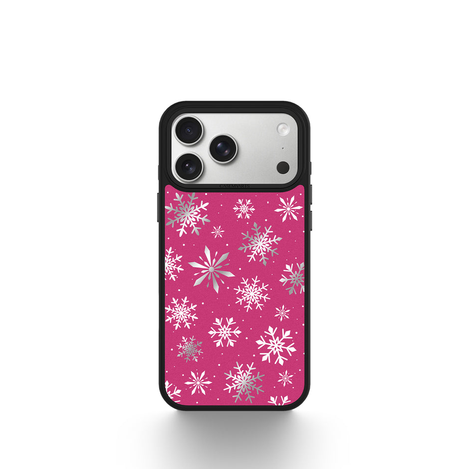 CASEMYARTS Crystal Snowflake MagSafe iPhone Case