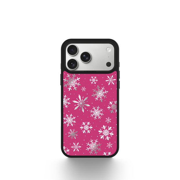 CASEMYARTS Crystal Snowflake MagSafe iPhone Case