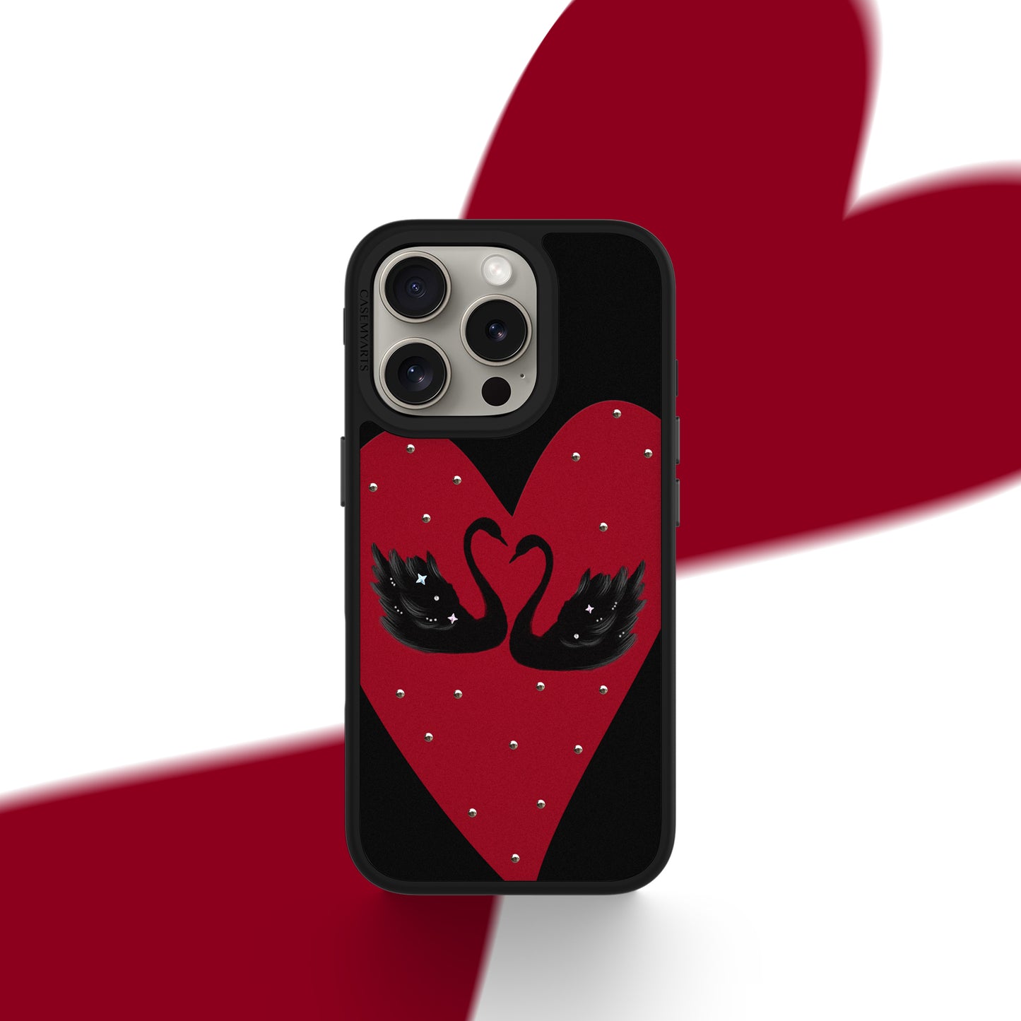 CASEMYARTS | Heartfelt Swan | MagSafe iPhone Case