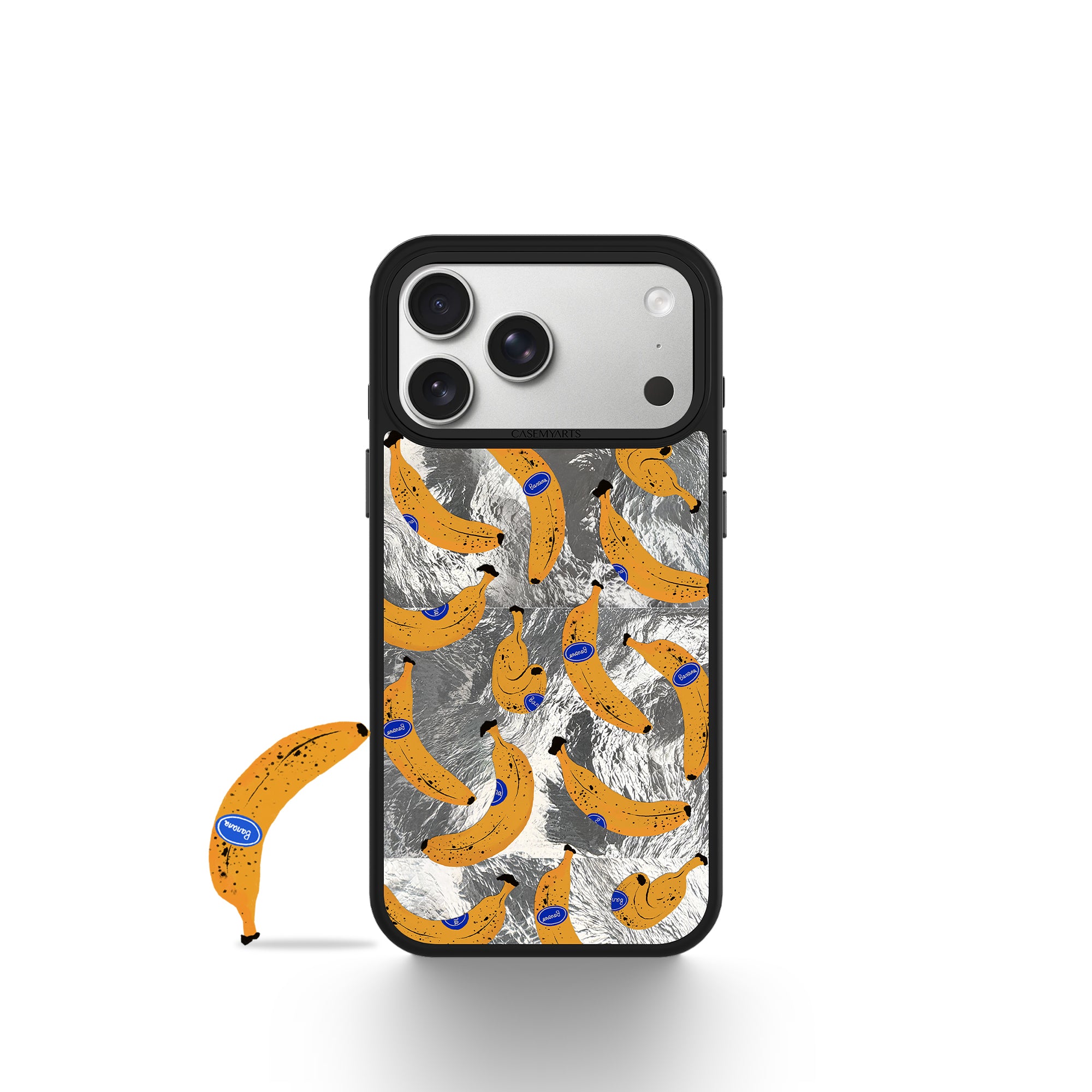CASEMYARTS Silver Fruits Series MagSafe iPhone Case