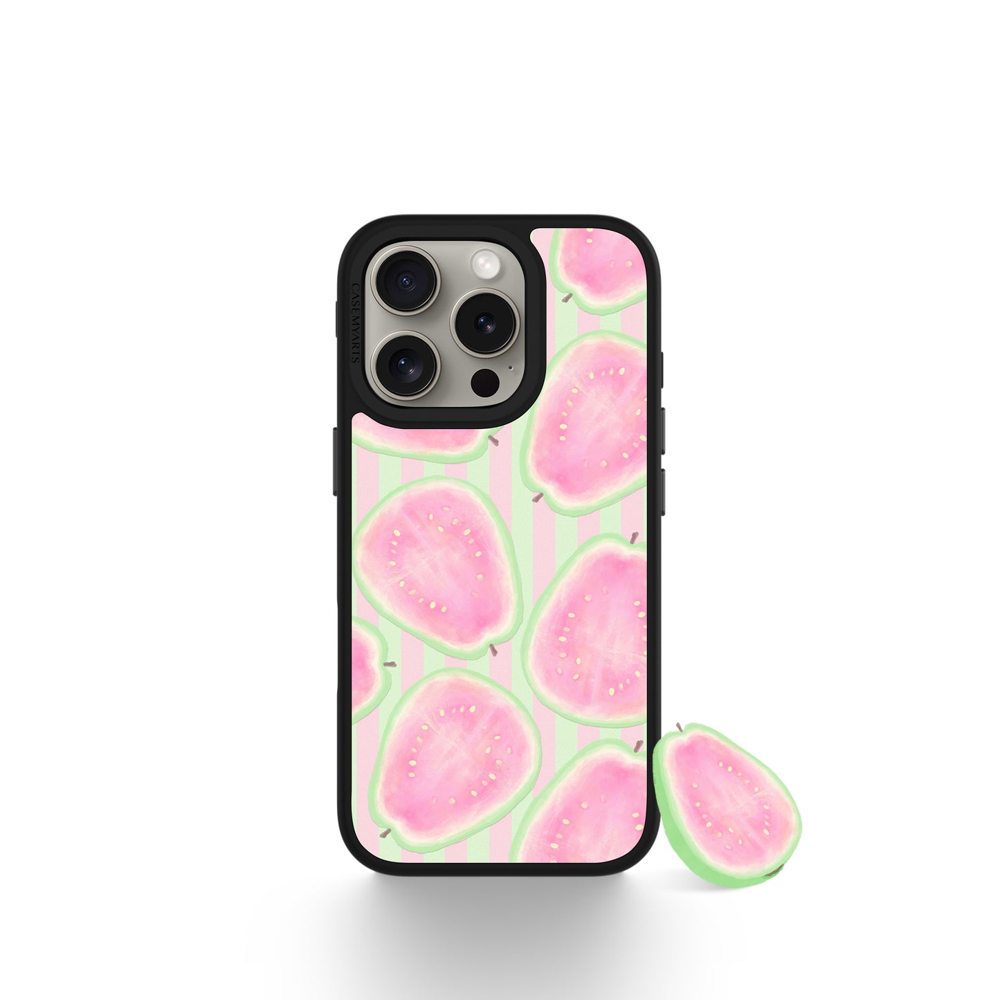 CASEMYARTS | Pink Guava | MagSafe iPhone Case