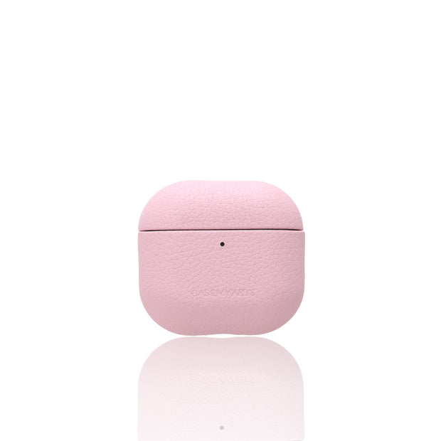CASEMYARTS Paris Mist Pink Leather AirPods Case