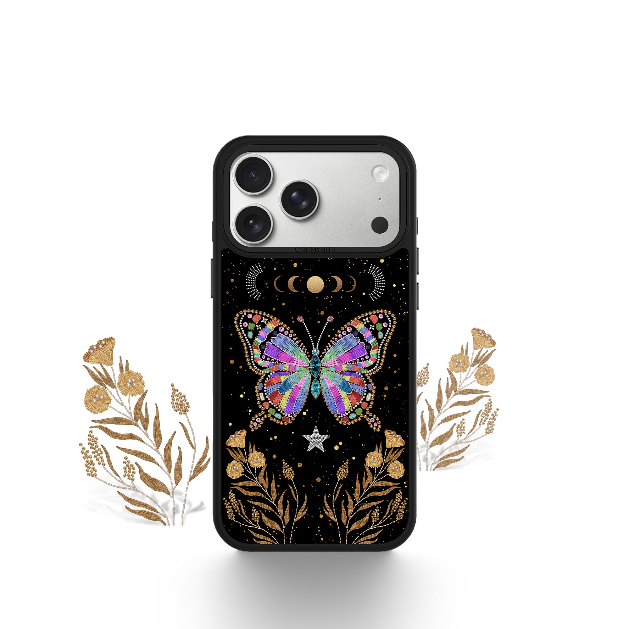 CASEMYARTS Celestial Butterfly MagSafe iPhone Case