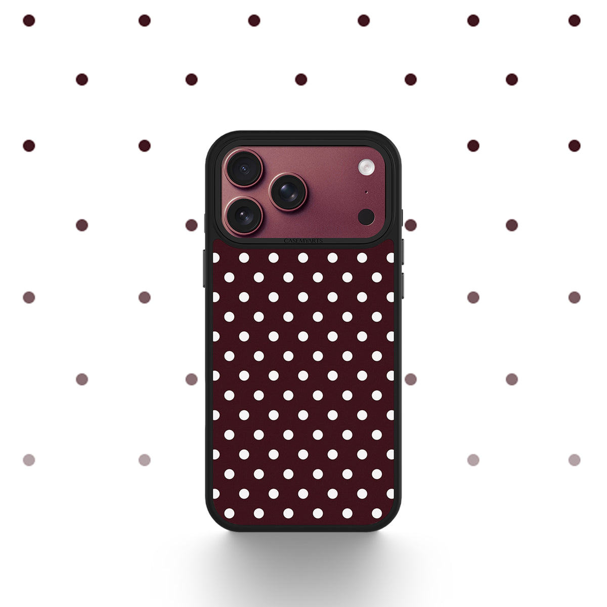CASEMYARTS Burgundy Series MagSafe iPhone Case