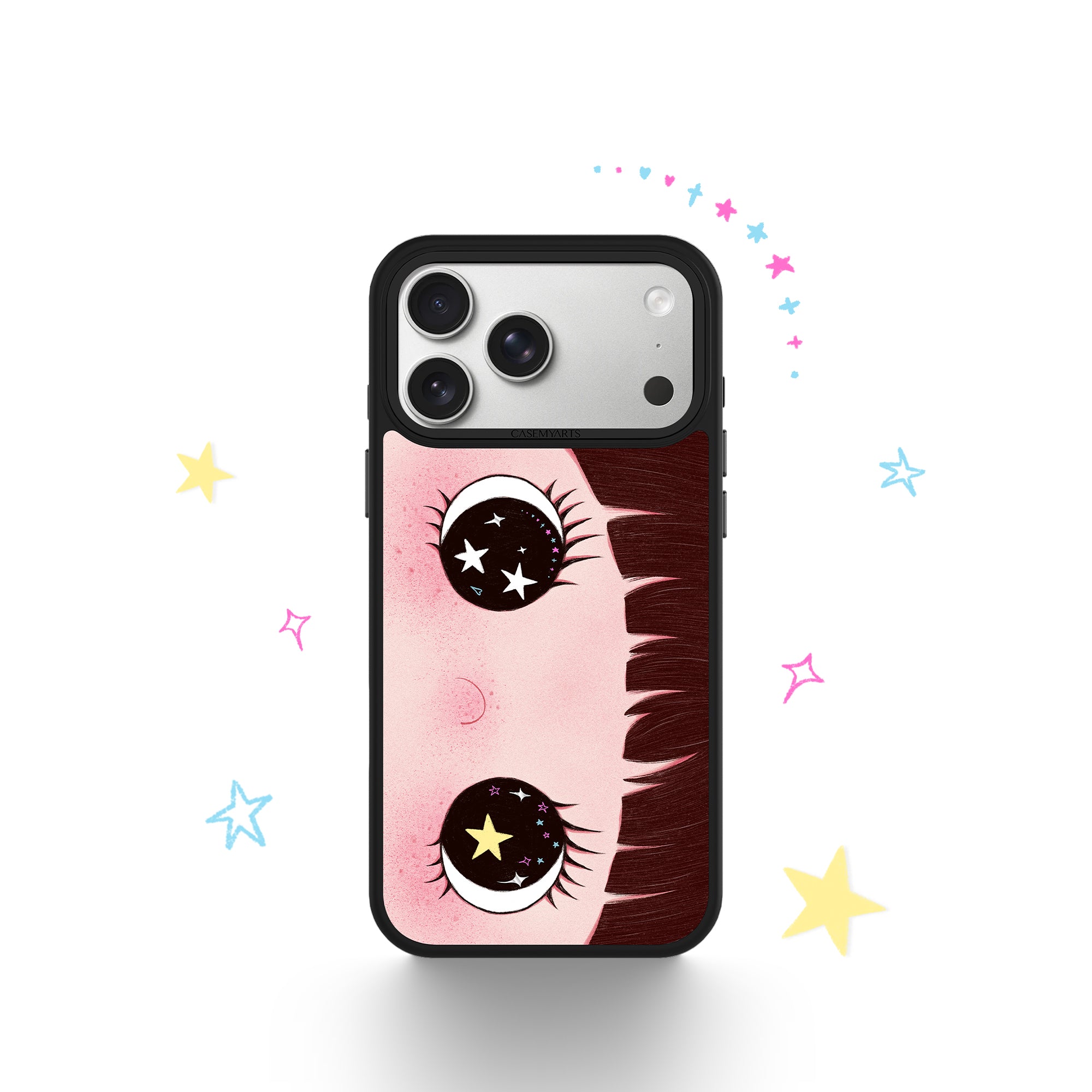 CASEMYARTS Star-Eyed Girl Magsafe iPhone Case