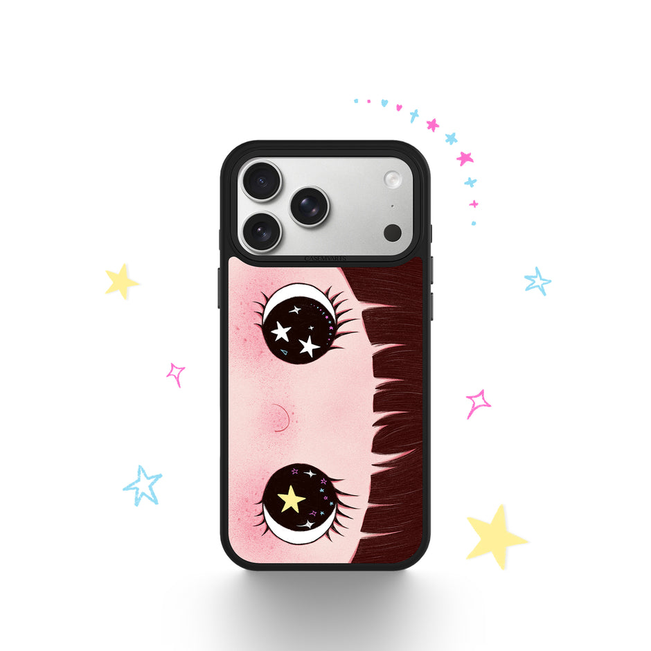 CASEMYARTS Star-Eyed Girl Magsafe iPhone Case