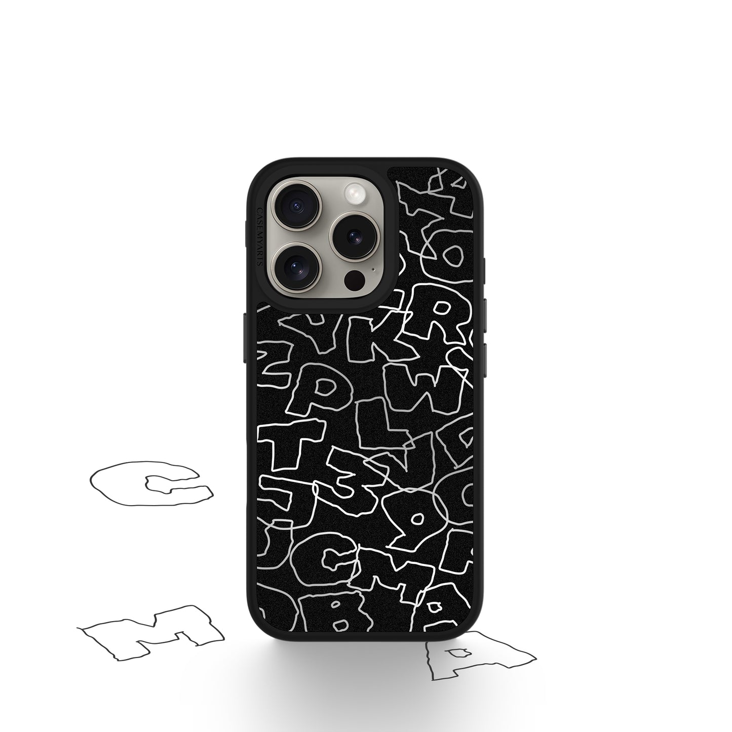 CASEMYARTS | Silver Code | MagSafe iPhone Case