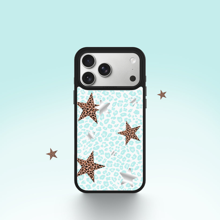 CASEMYARTS Leopard Star MagSafe iPhone Case