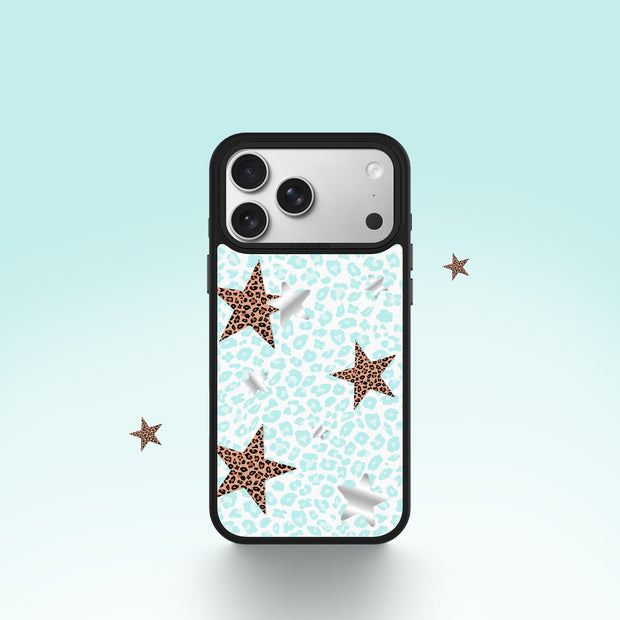 CASEMYARTS Leopard Star MagSafe iPhone Case