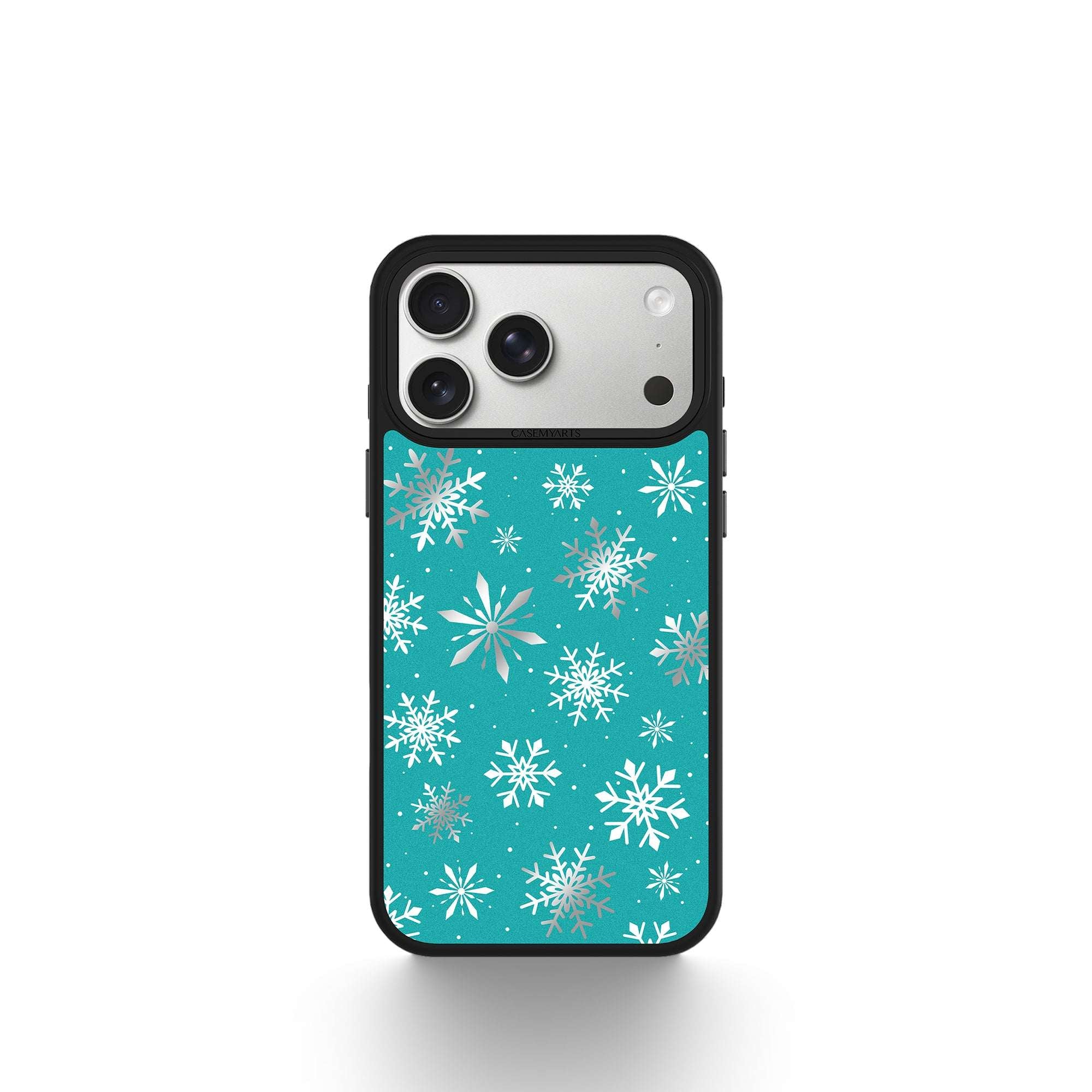 CASEMYARTS Crystal Snowflake MagSafe iPhone Case
