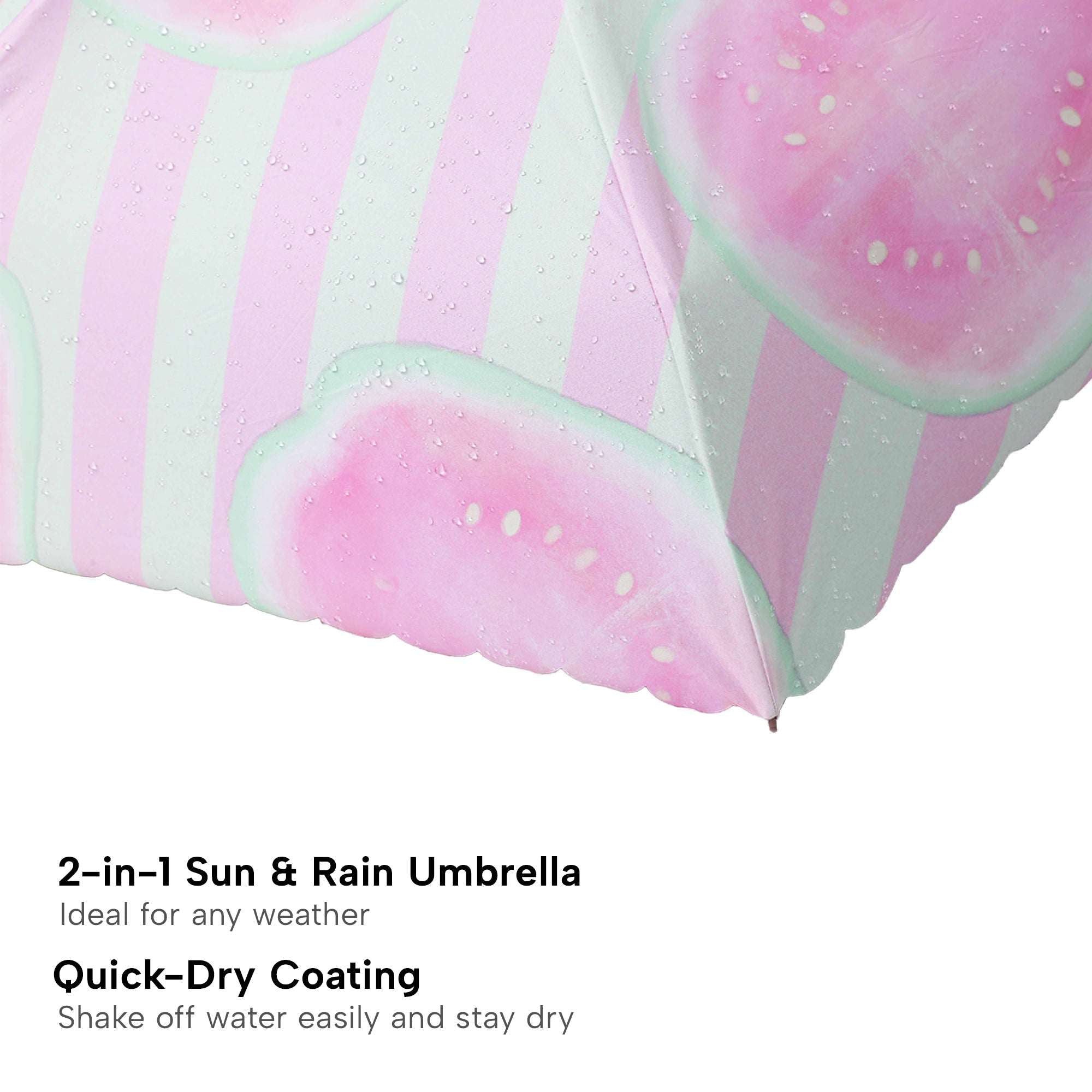 CASEMYARTS Dual Purpose Portable Sun & Rain Umbrella