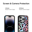 CASEMYARTS Colorful Leopard Print MagSafe iPhone Case