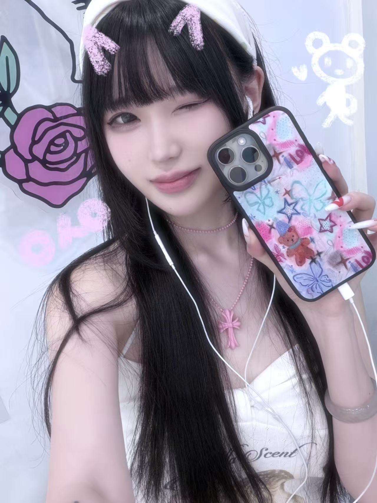 CASEMYARTS Doodle Bear MagSafe iPhone Case