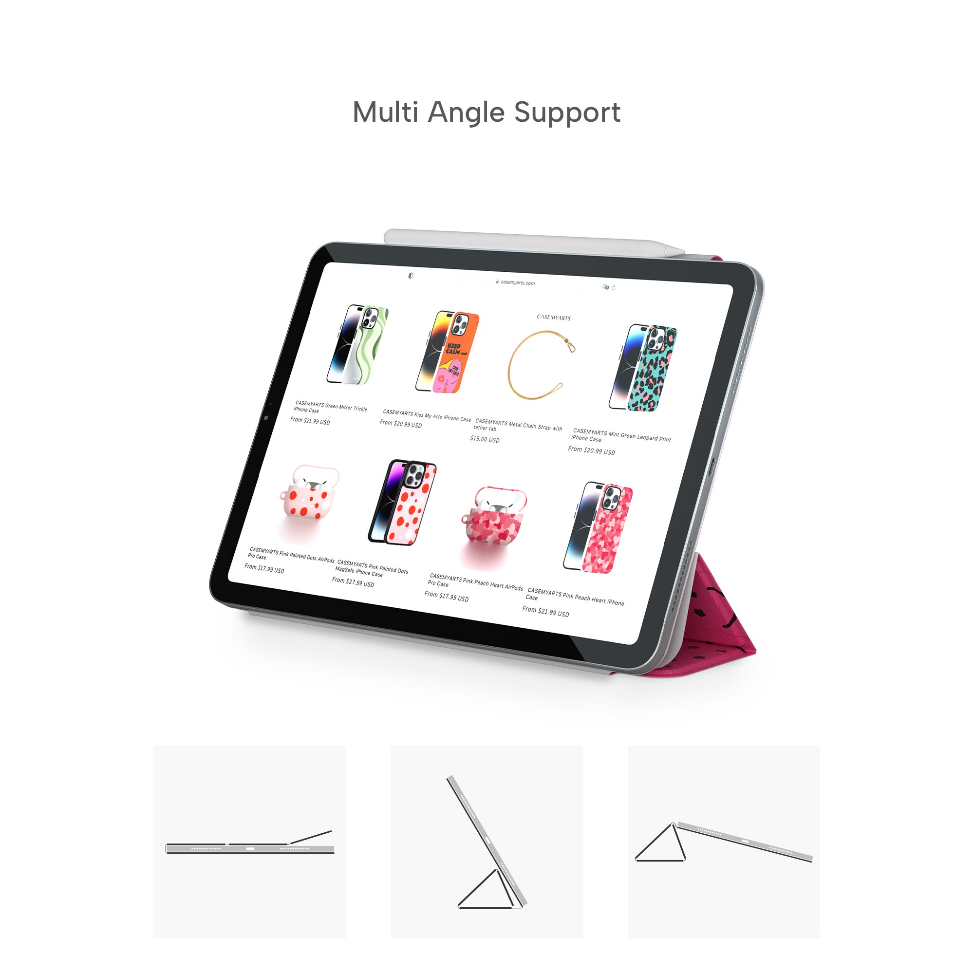 CASEMYARTS Smiley Overload iPad Magnetic Case